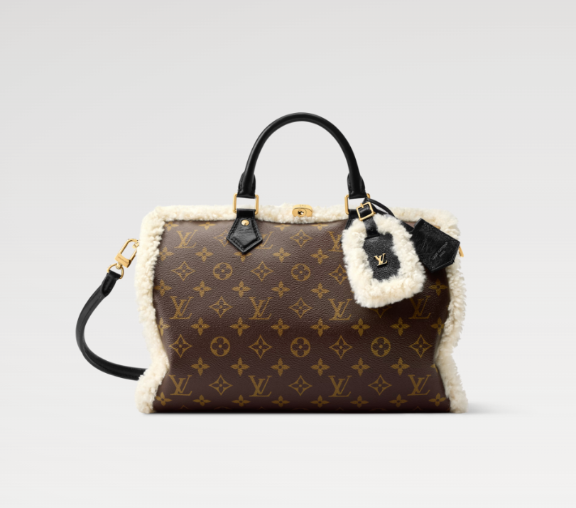 Louis Vuitton Speedy Soft 30 Teddy Monogram Canvas