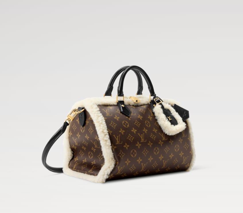 Louis Vuitton Speedy Soft 30 Teddy Monogram Canvas