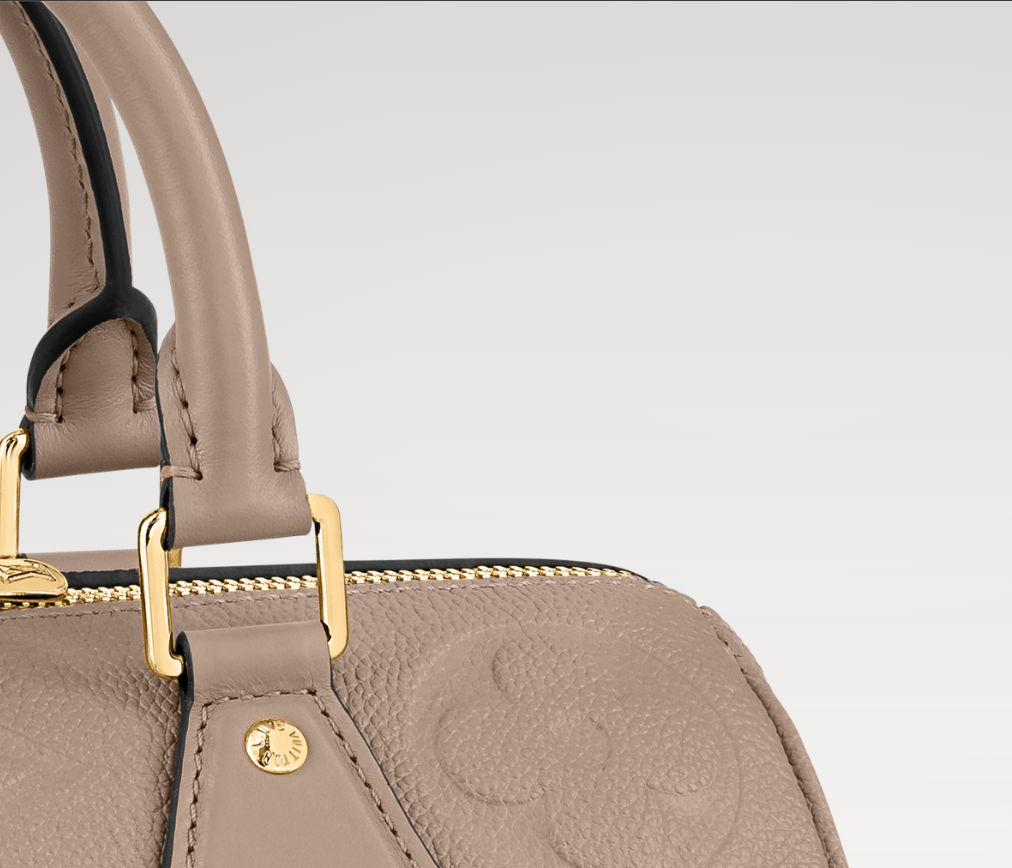 Louis Vuitton Speedy Bandoulière 25 Embossed grained cowhide leather