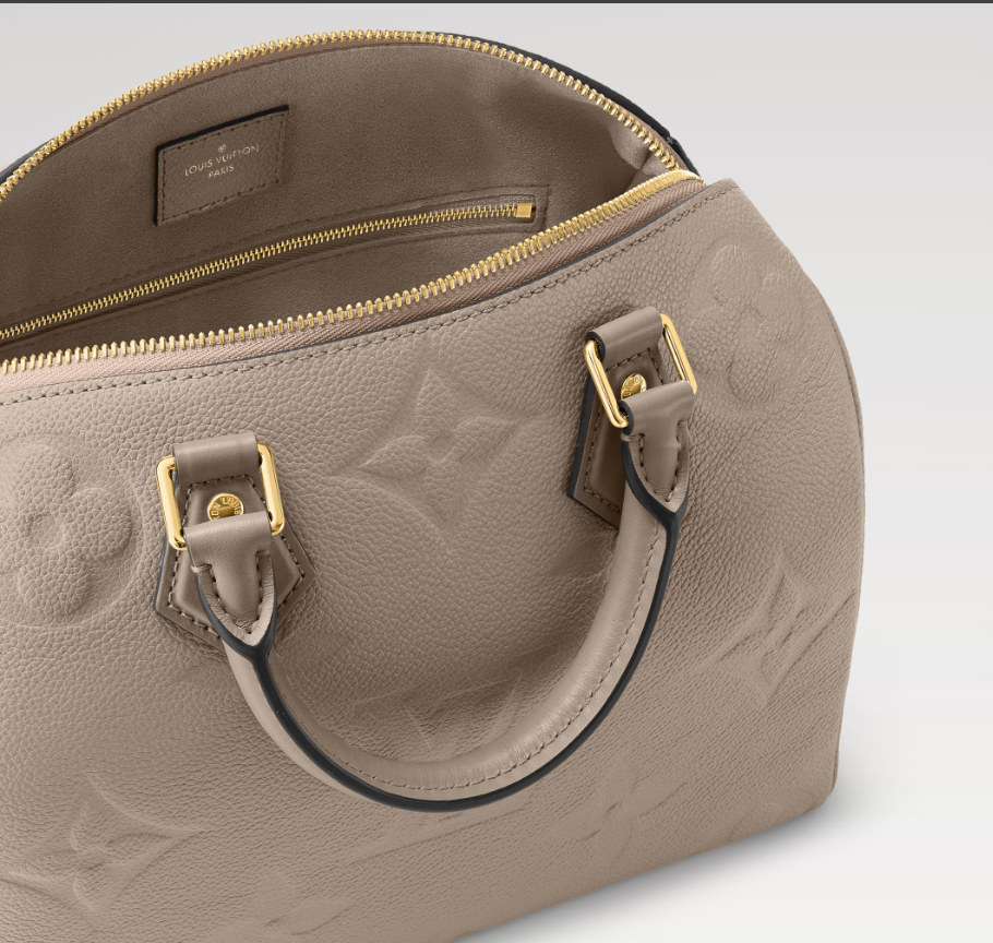 Louis Vuitton Speedy Bandoulière 25 Embossed grained cowhide leather