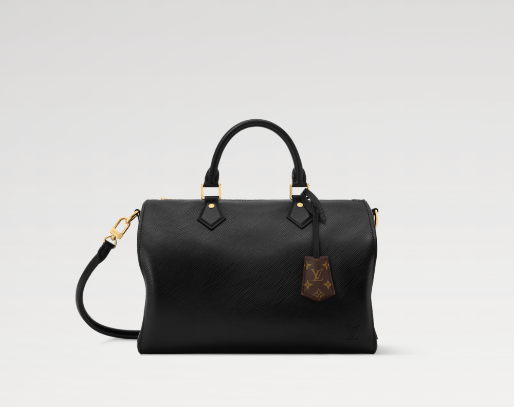 Louis Vuitton Speedy 30 Epi in Black
