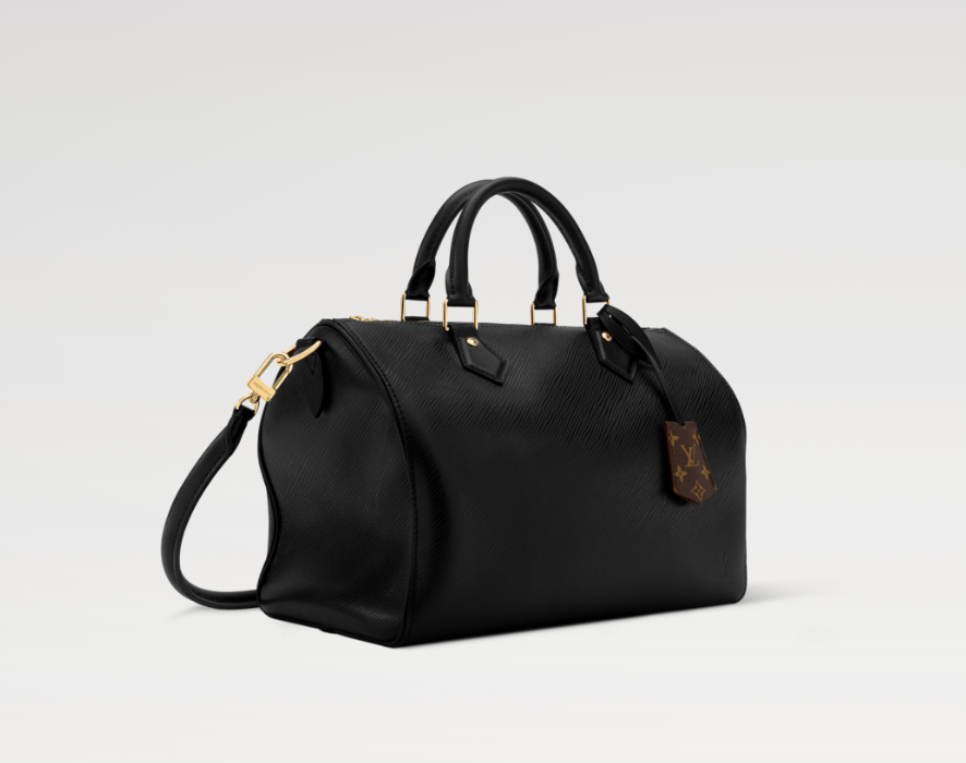 Louis Vuitton Speedy 30 Epi in Black