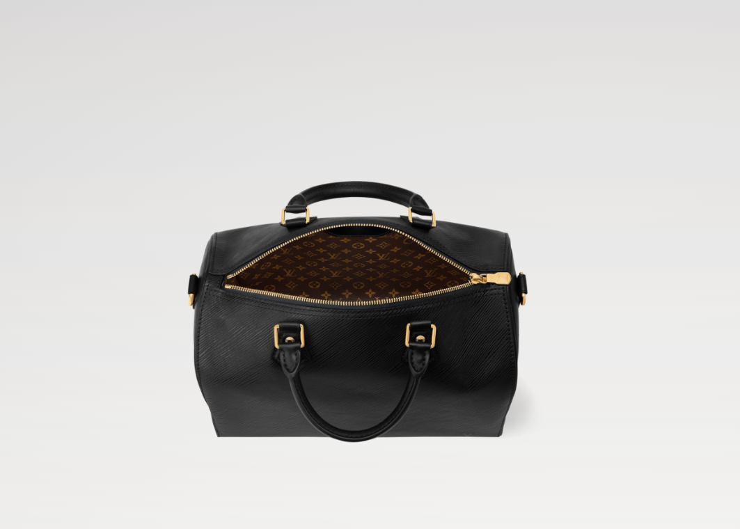 Louis Vuitton Speedy 30 Epi in Black