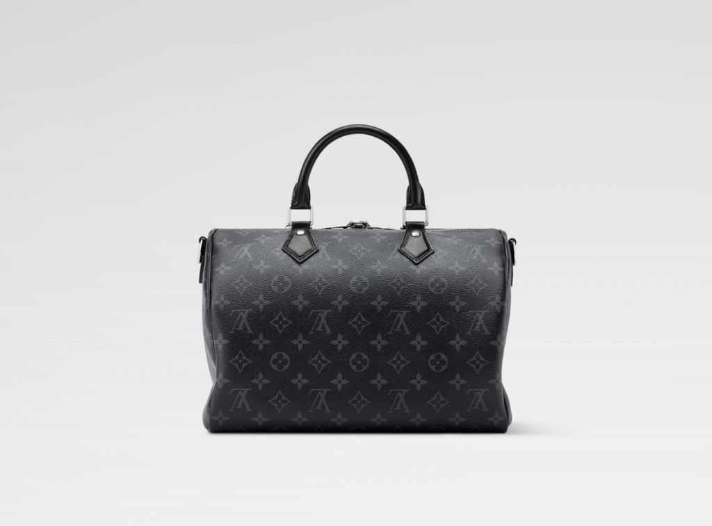 Louis Vuitton Speedy Soft 30 Monogram Eclipse Canvas Silver Hardware
