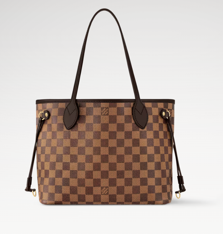 Louis Vuitton Neverfull PM handbag in Damier Ebene