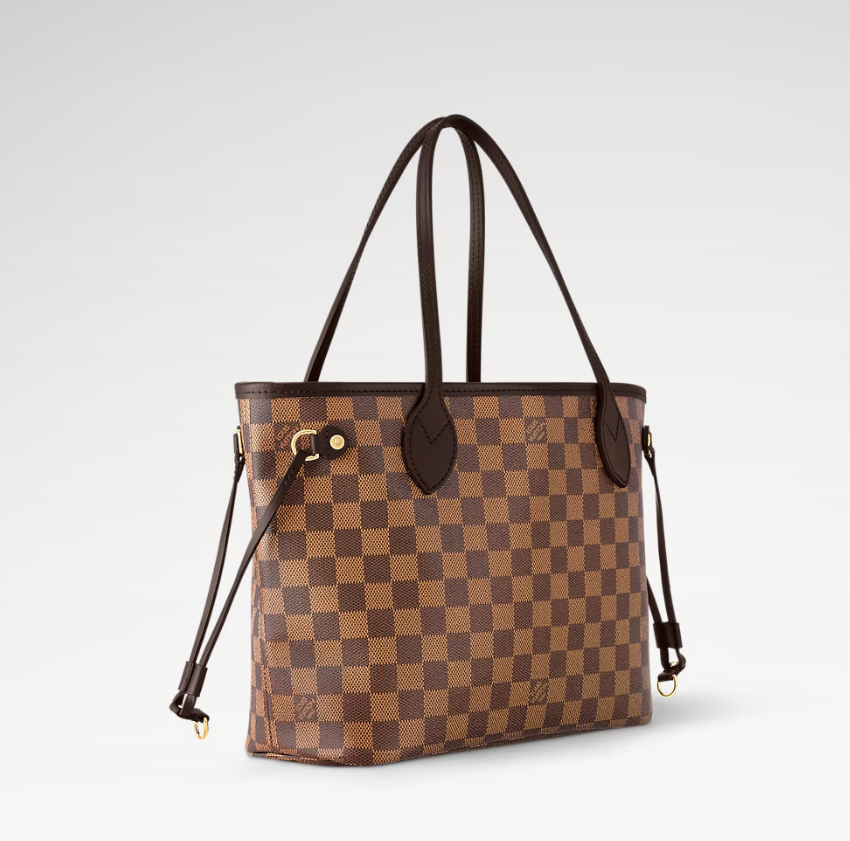 Louis Vuitton Neverfull PM handbag in Damier Ebene