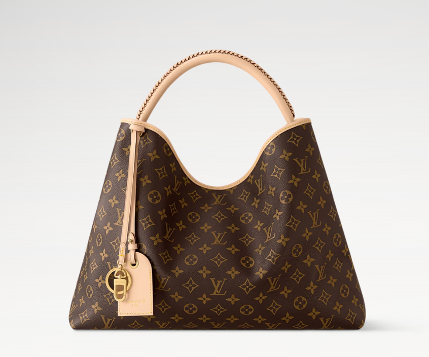 Again Handbag with a classic Monogram canvas base