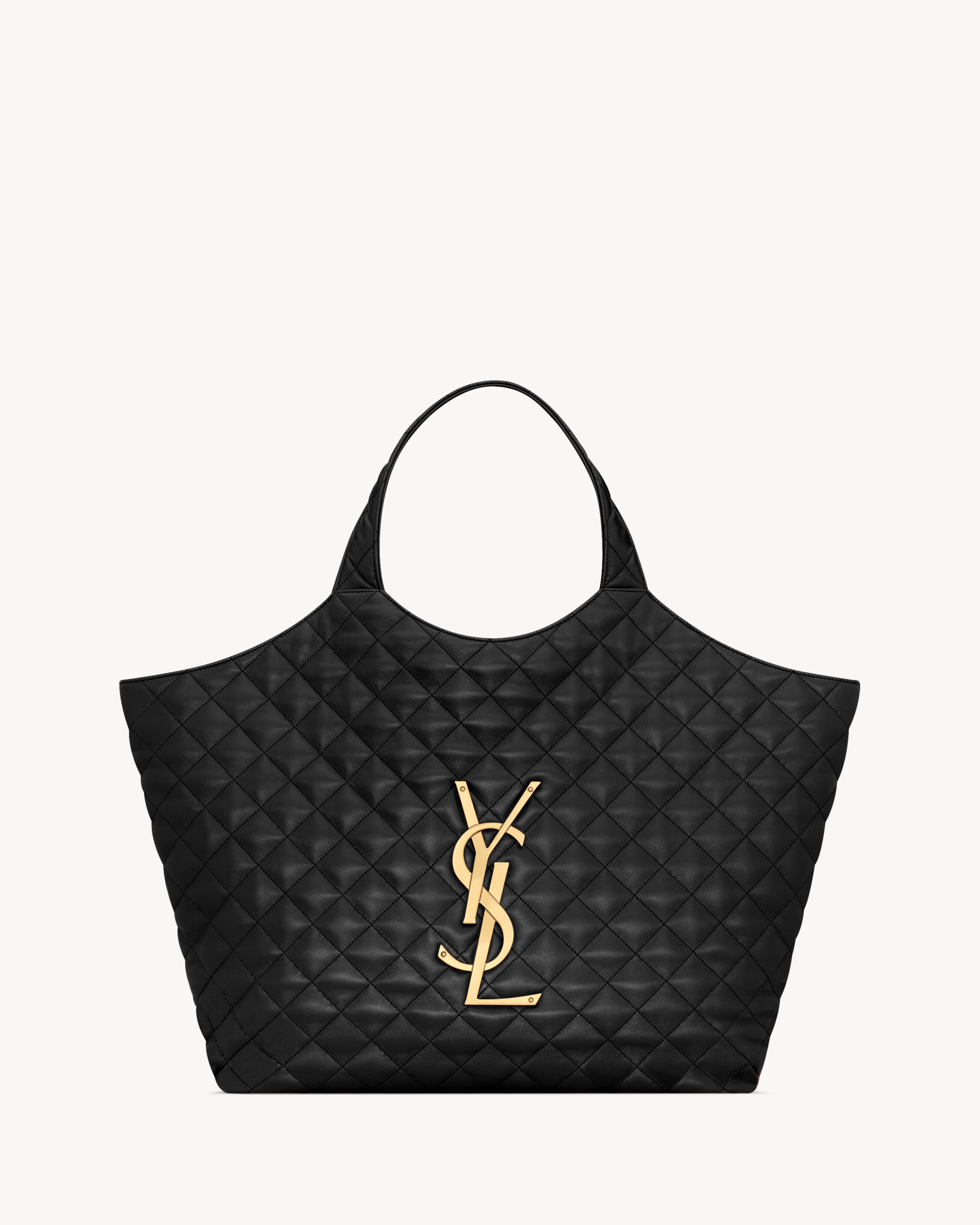 Saint Laurent YSL Icare In Quilted Lambskin
