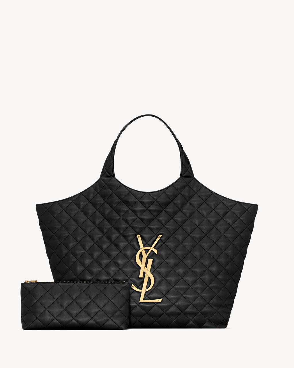 Saint Laurent YSL Icare In Quilted Lambskin