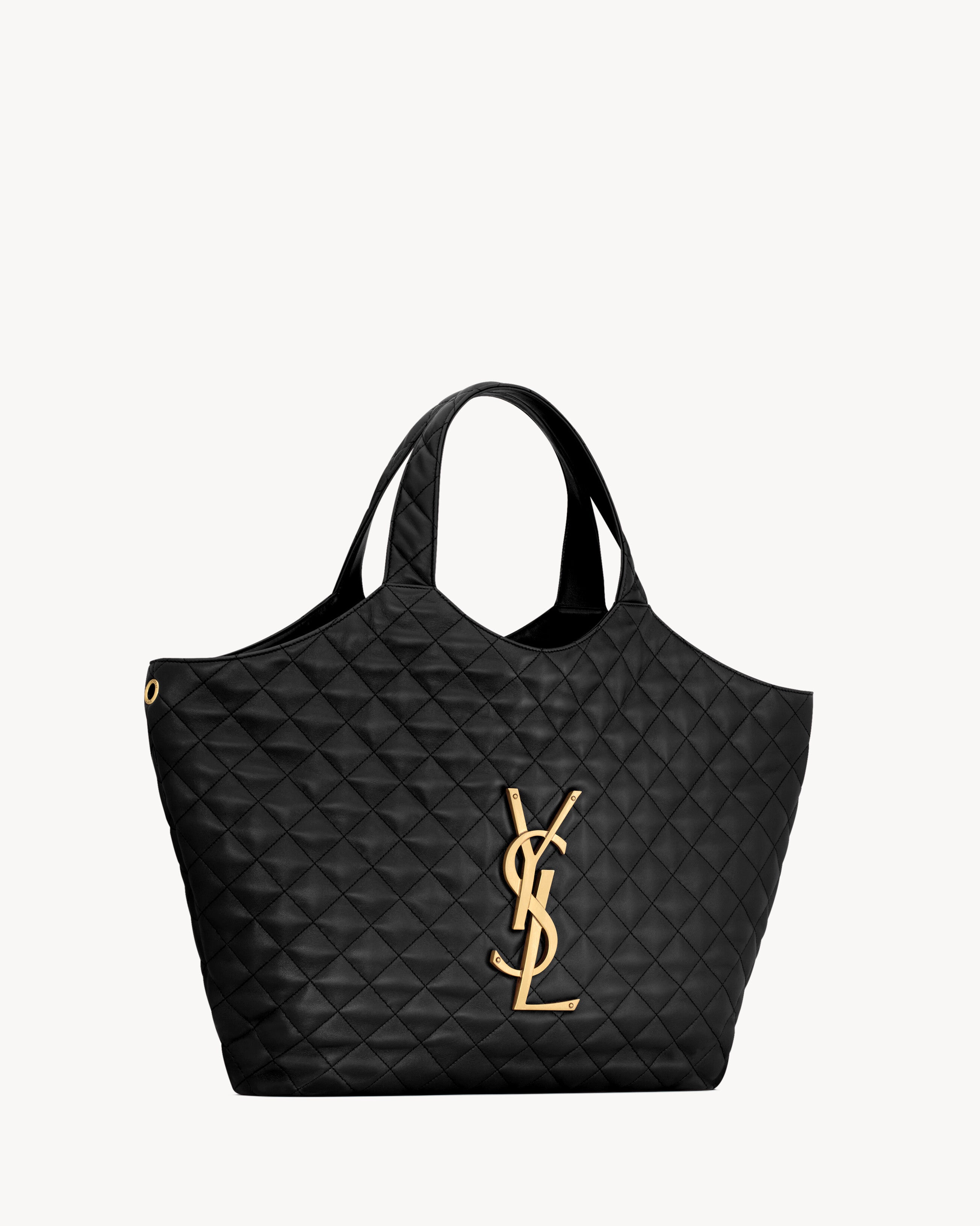 Saint Laurent YSL Icare In Quilted Lambskin